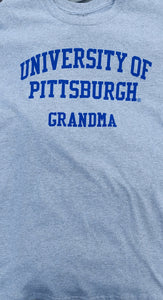 "Pitt" University Grandma Short Sleeve Tee