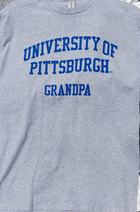 "Pitt" University Grandpa Short Sleeve Tee