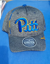 Load image into Gallery viewer, Zephyrs &quot;Pitt&quot; Script Stretch Fit Hat - 3 Colors
