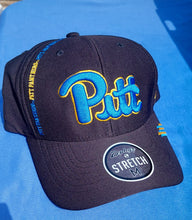 Load image into Gallery viewer, Zephyrs &quot;Pitt&quot; Script Stretch Fit Hat - 3 Colors
