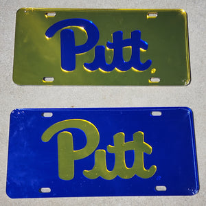 "Pitt" License Plate