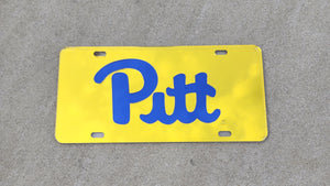 "Pitt" License Plate - 2 Colors