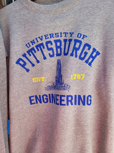 University of Pittsburgh Oversized Crewneck - Majors A-H