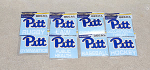 "Pitt" Personalized Decals