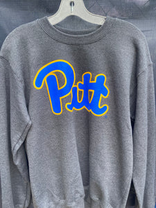 "Pitt" Script Heavyweight Crewneck Sweatshirt - 5 Colors